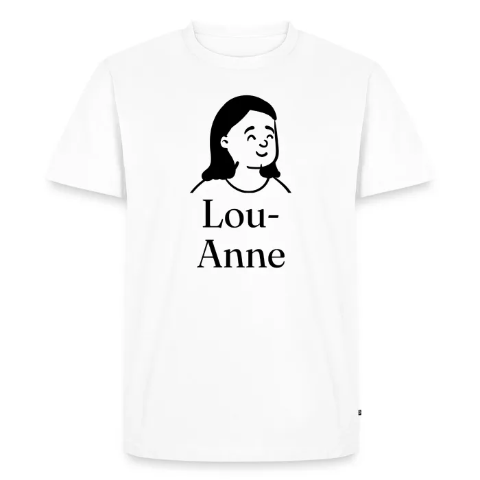 T-shirt personnalisé au prénom Lou-Anne
