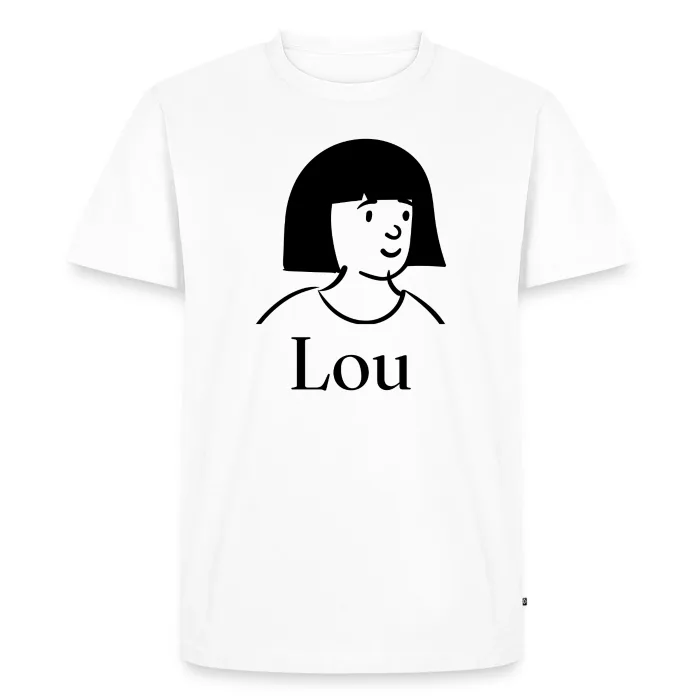 T-shirt personnalisé au prénom Lou