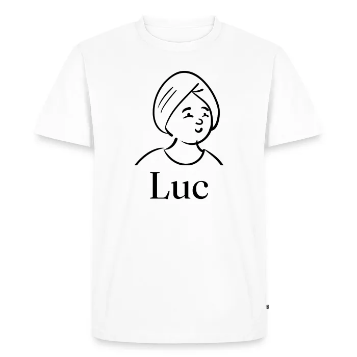 T-shirt personnalisé au prénom Luc