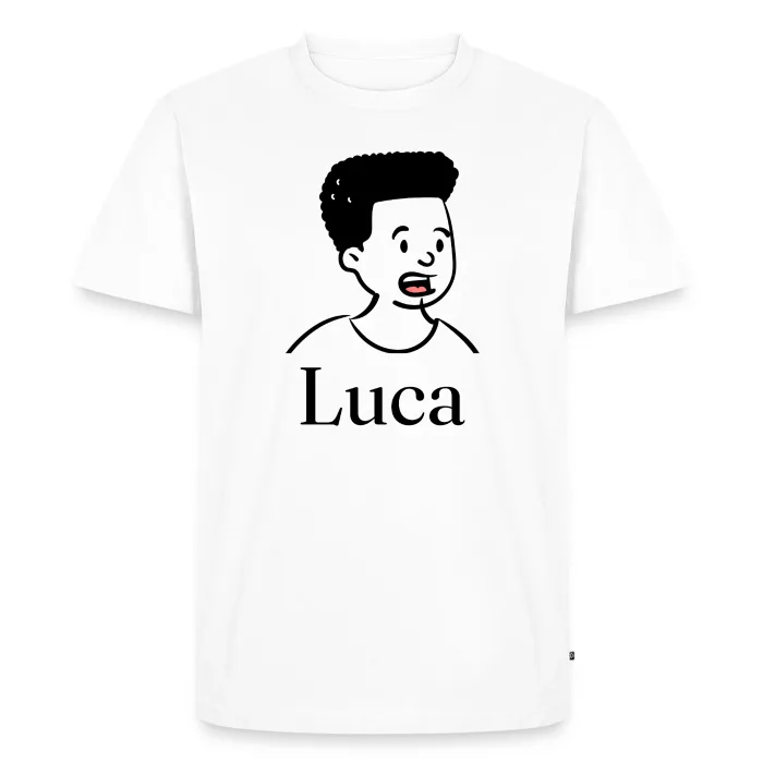 T-shirt personnalisé au prénom Luca