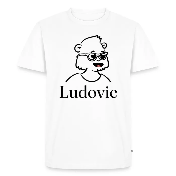 T-shirt personnalisé au prénom Ludovic