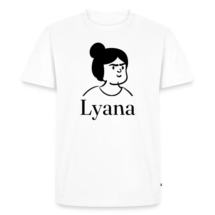 T-shirt personnalisé au prénom Lyana