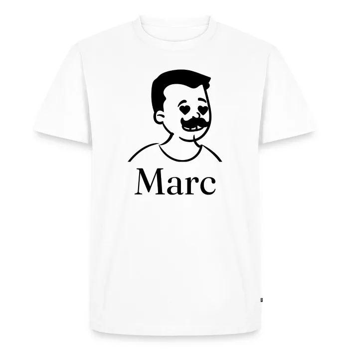 T-shirt personnalisé au prénom Marc