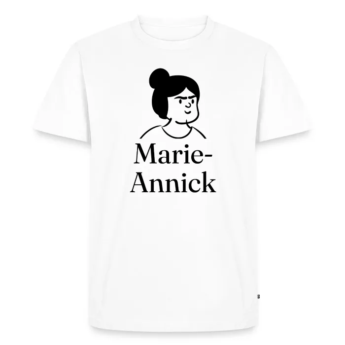 T-shirt personnalisé au prénom Marie-Annick