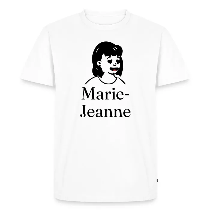 T-shirt personnalisé au prénom Marie-Jeanne
