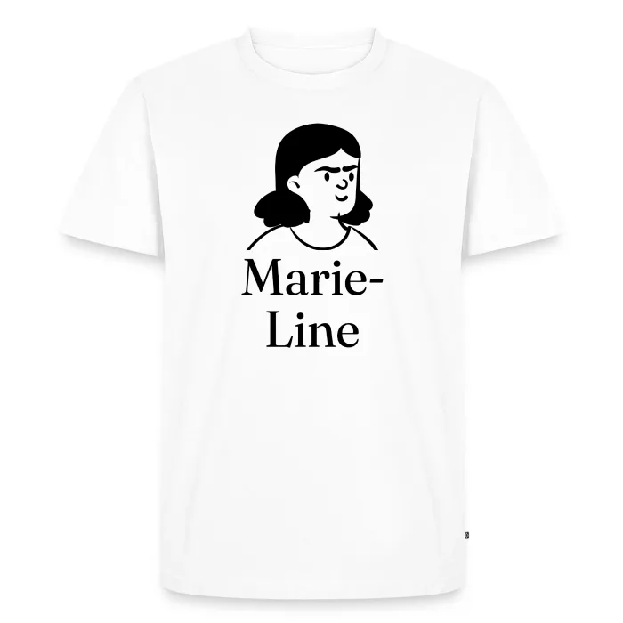 T-shirt personnalisé au prénom Marie-Line