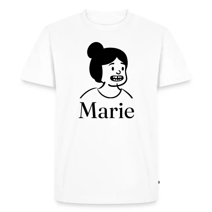T-shirt personnalisé au prénom Marie