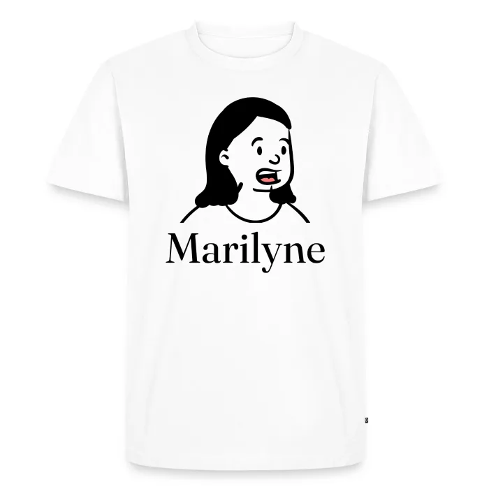 T-shirt personnalisé au prénom Marilyne