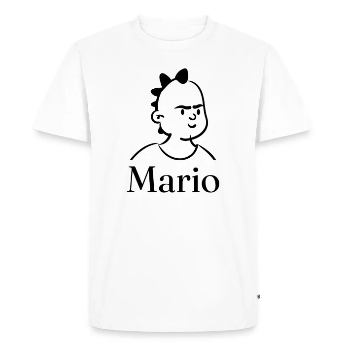 T-shirt personnalisé au prénom Mario