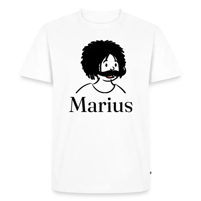 T-shirt personnalisé au prénom Marius