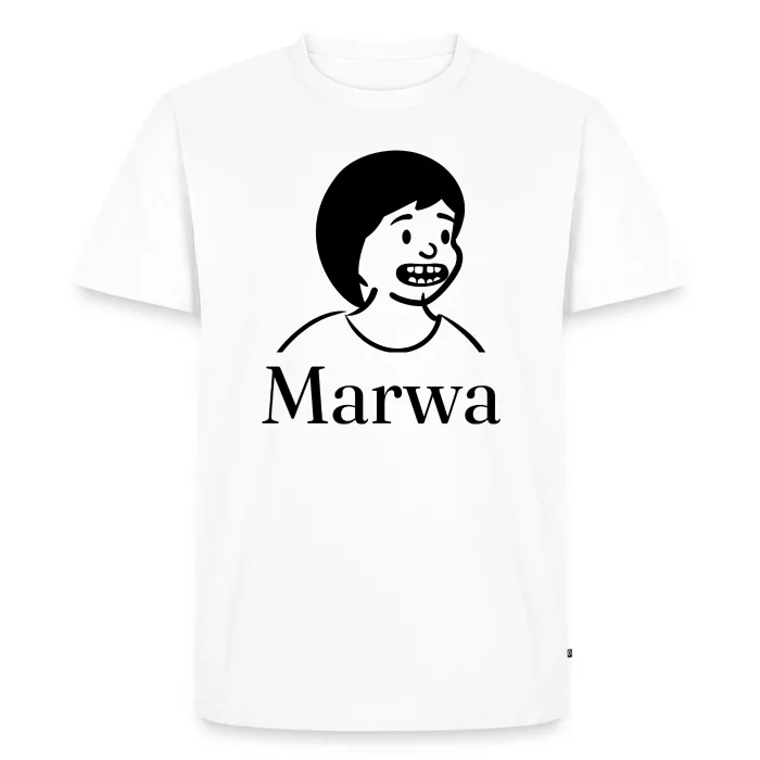 T-shirt personnalisé au prénom Marwa