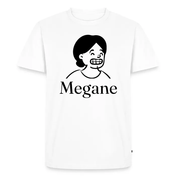 T-shirt personnalisé au prénom Megane