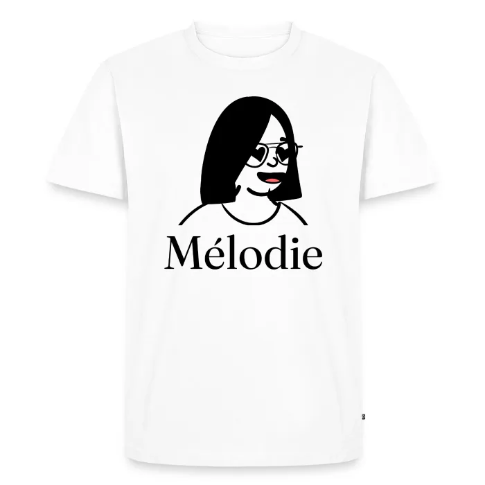 T-shirt personnalisé au prénom Mélodie
