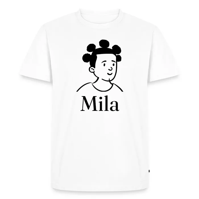 T-shirt personnalisé au prénom Mila