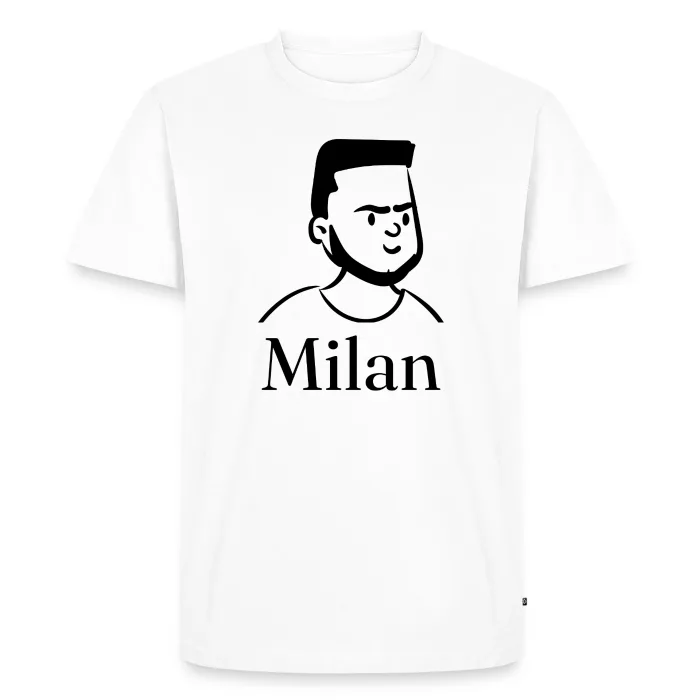 T-shirt personnalisé au prénom Milan