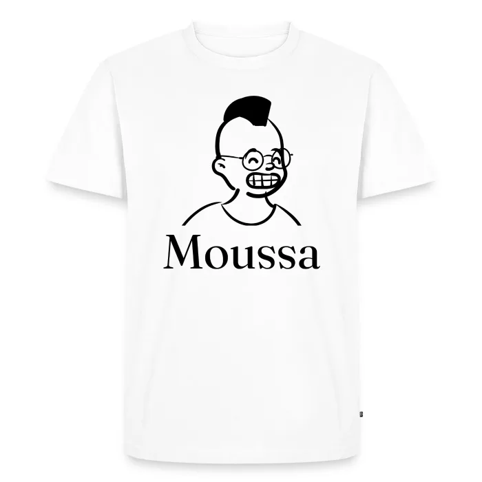 T-shirt personnalisé au prénom Moussa