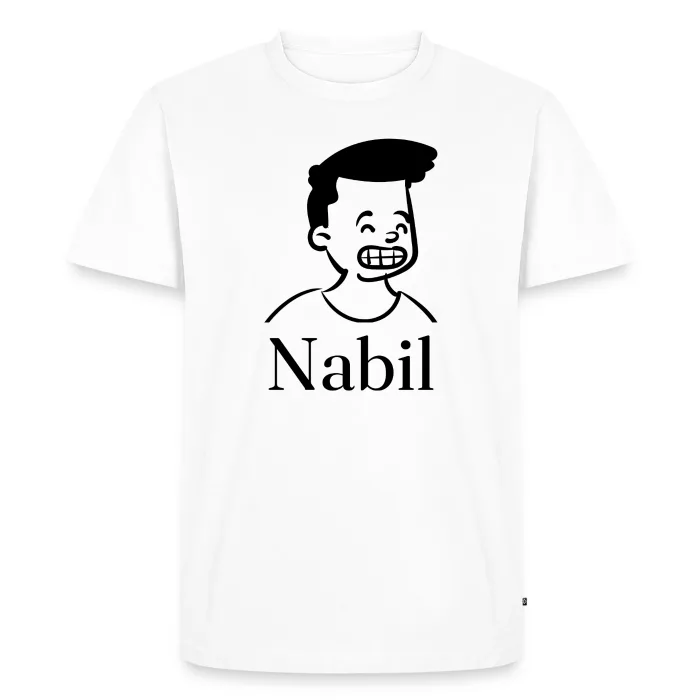 T-shirt personnalisé au prénom Nabil