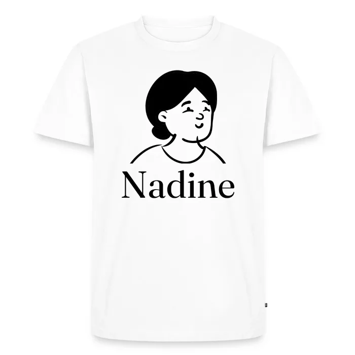 T-shirt personnalisé au prénom Nadine