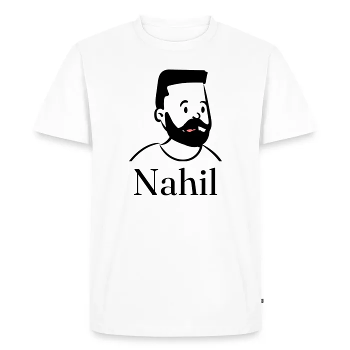 T-shirt personnalisé au prénom Nahil