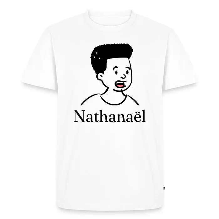 T-shirt personnalisé au prénom Nathanaël