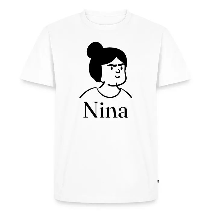 T-shirt personnalisé au prénom Nina