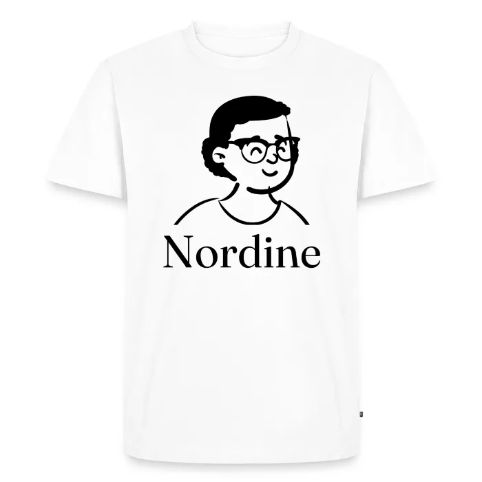 T-shirt personnalisé au prénom Nordine