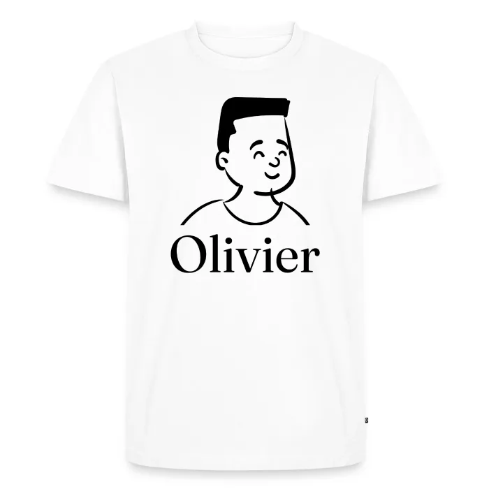 T-shirt personnalisé au prénom Olivier