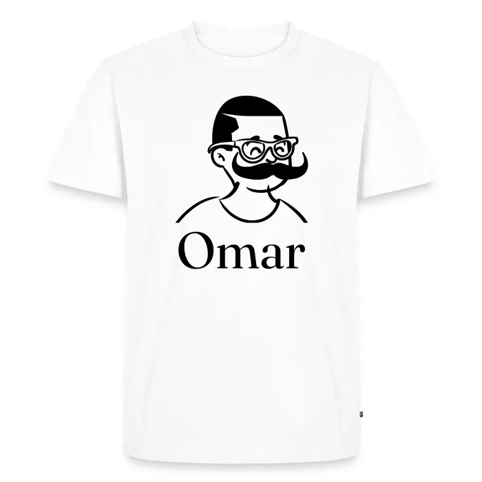 T-shirt personnalisé au prénom Omar