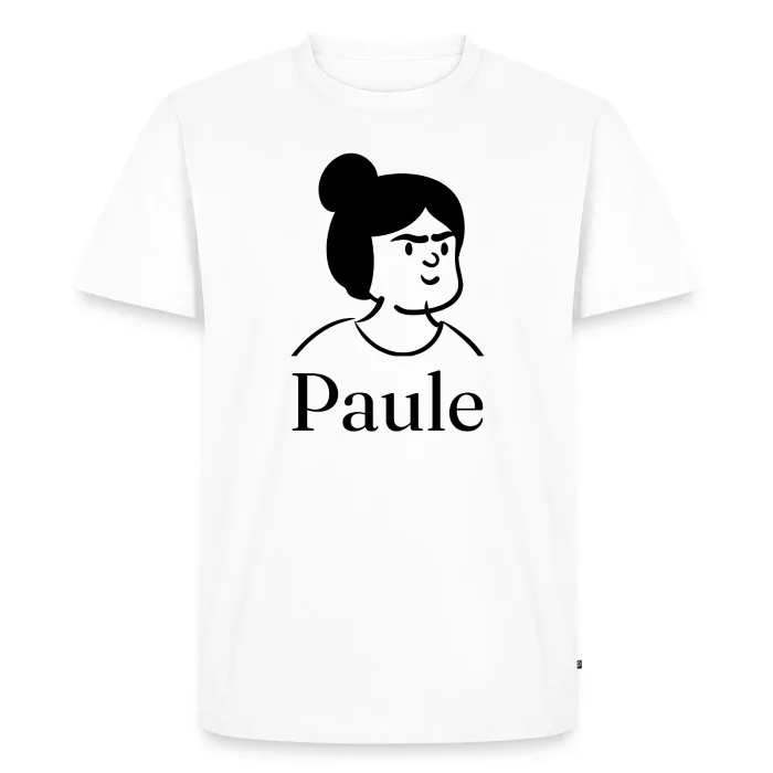 T-shirt personnalisé au prénom Paule