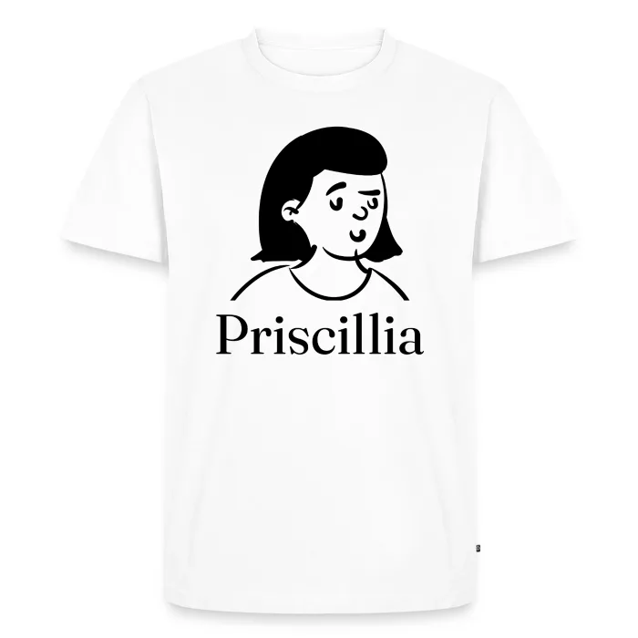 T-shirt personnalisé au prénom Priscillia