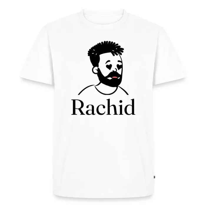 T-shirt personnalisé au prénom Rachid