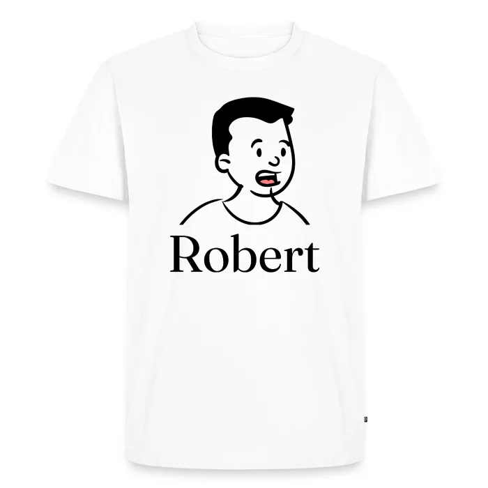 T-shirt personnalisé au prénom Robert