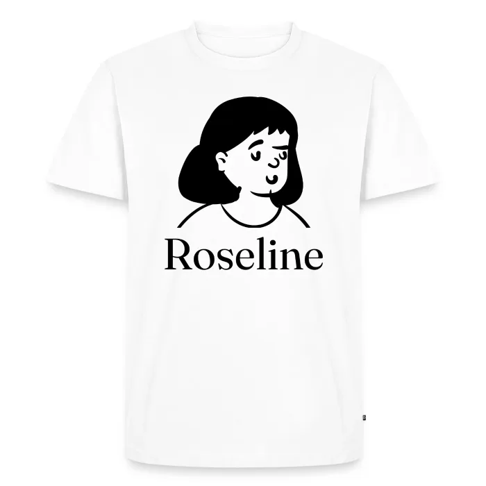 T-shirt personnalisé au prénom Roseline