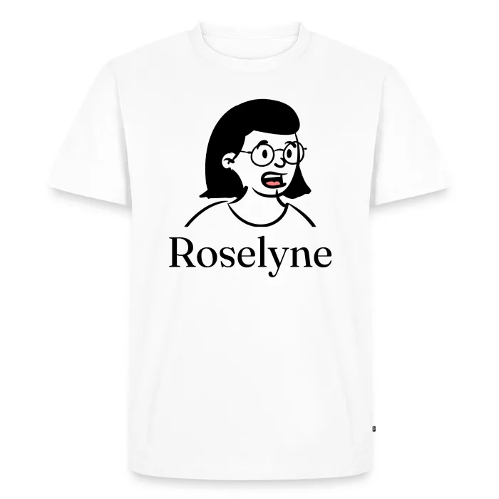 T-shirt personnalisé au prénom Roselyne