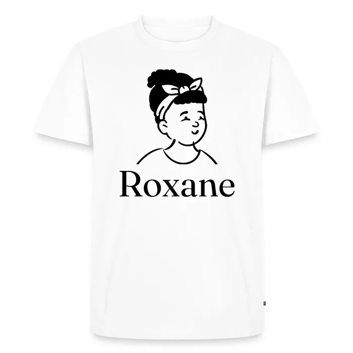 T-shirt personnalisé au prénom Roxane