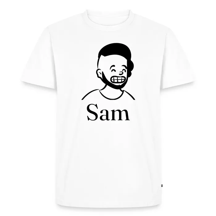 T-shirt personnalisé au prénom Sam