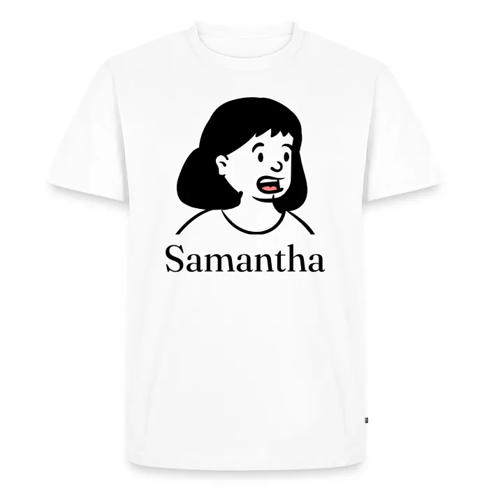T-shirt personnalisé au prénom Samantha