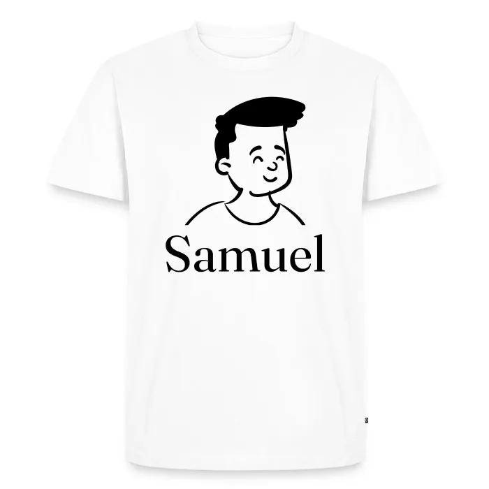 T-shirt personnalisé au prénom Samuel