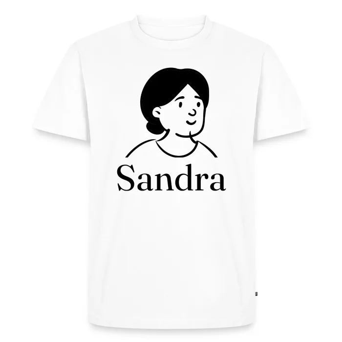 T-shirt personnalisé au prénom Sandra