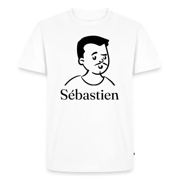T-shirt personnalisé au prénom Sébastien