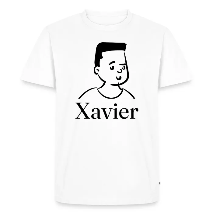 T-shirt personnalisé au prénom Xavier