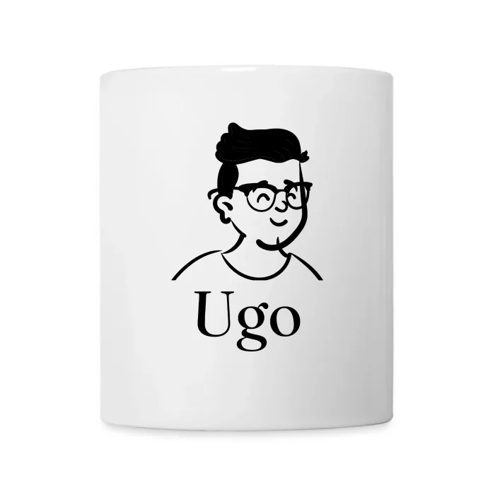Mug personnalisé au prénom Ugo