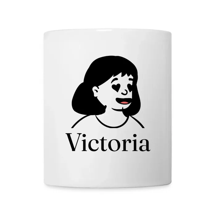 Mug personnalisé au prénom Victoria