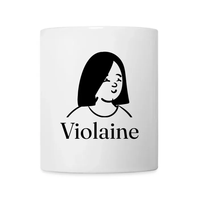 Mug personnalisé au prénom Violaine