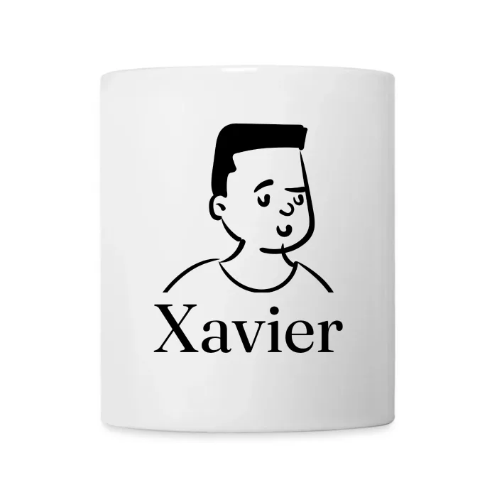 Mug personnalisé au prénom Xavier