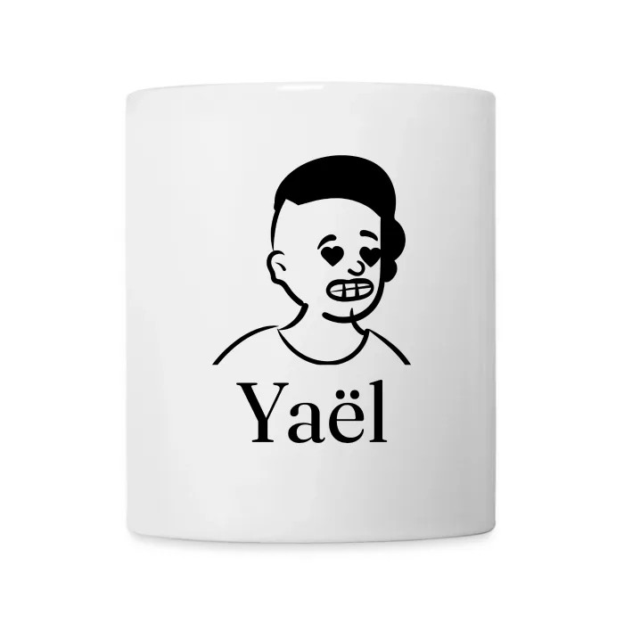 Mug personnalisé au prénom Yaël