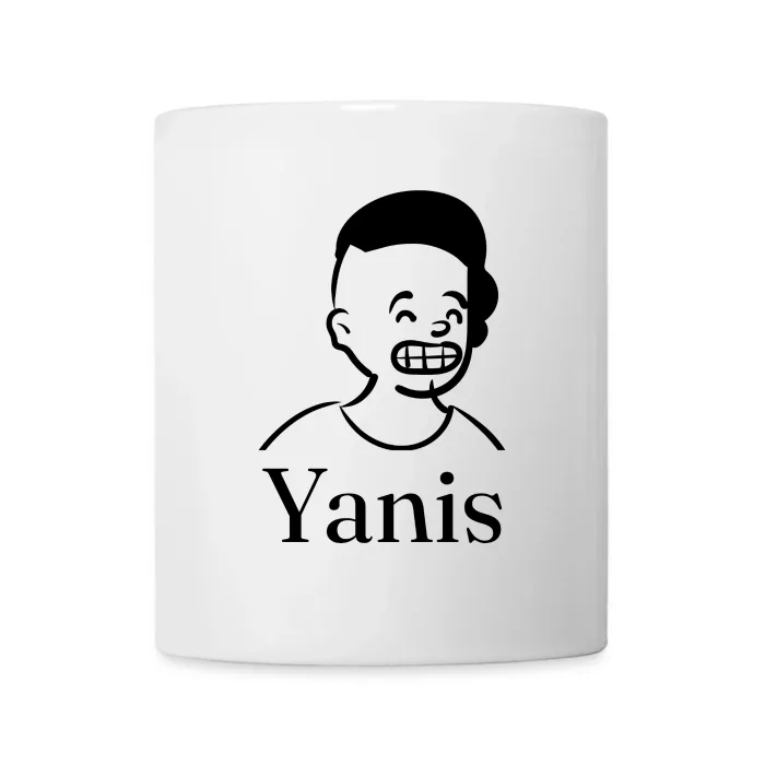 Mug personnalisé au prénom Yanis