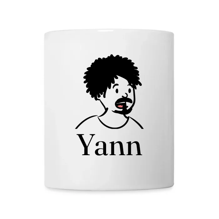 Mug personnalisé au prénom Yann