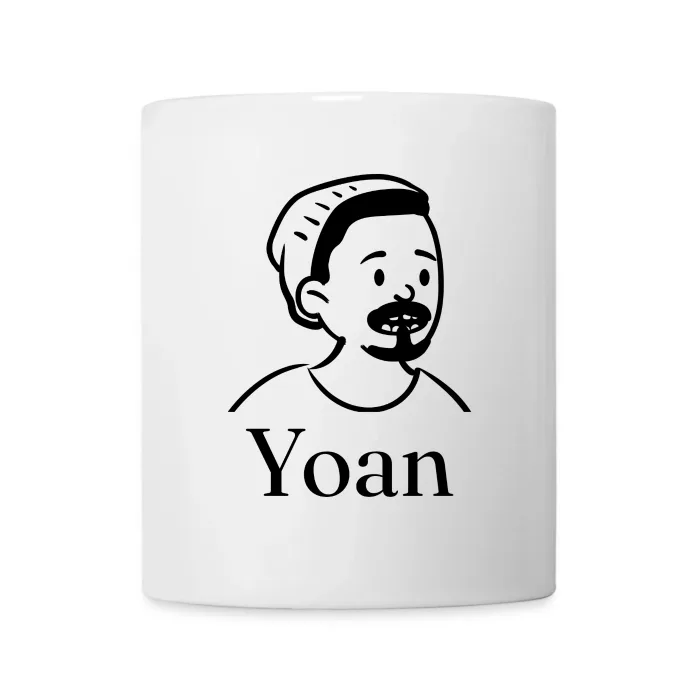 Mug personnalisé au prénom Yoan