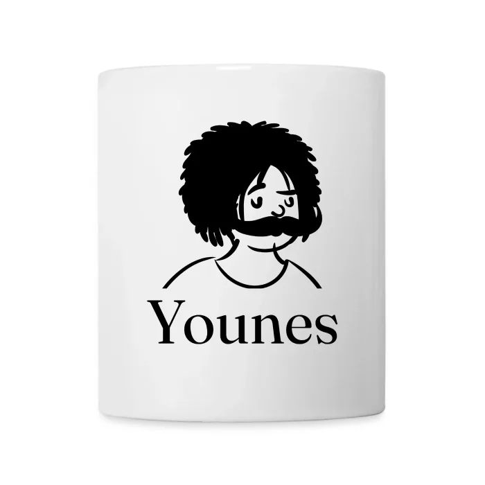 Mug personnalisé au prénom Younes